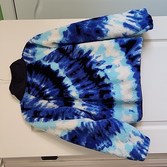 NWOT FP MOVEMENT Rocky Ridge Pullover Ocean Tie Dye Combo L Hit the Slopes blue - Picture 15 of 17